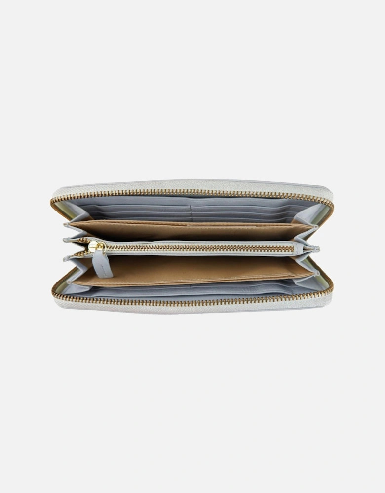 Zip Around Wallet Leather CACL5841 Women - Gray