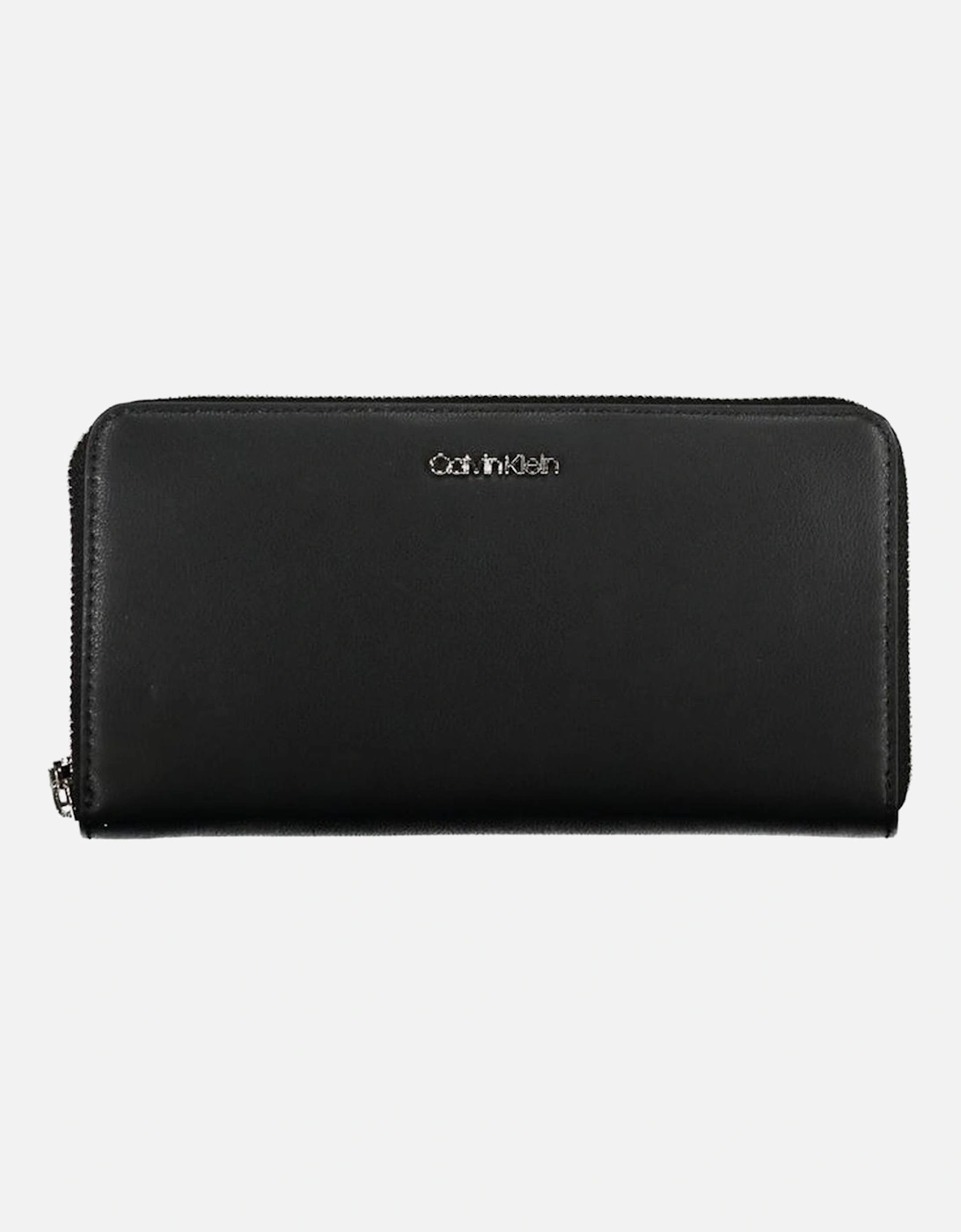 Zip Closure Wallet with Coin Purse and Card Slots Women - Black, 4 of 3