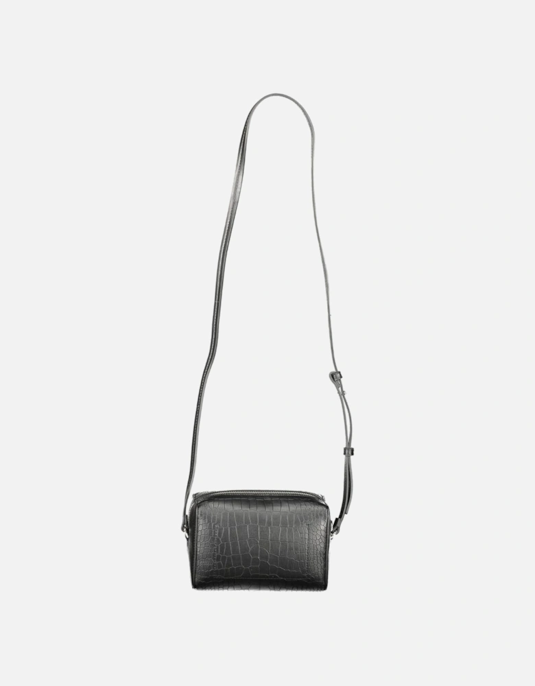 Black Polyester Handbag Women