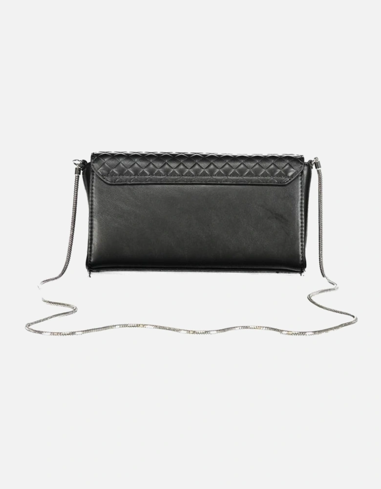 Chain Shoulder Bag with Contrasting Details Women - Black Handbags