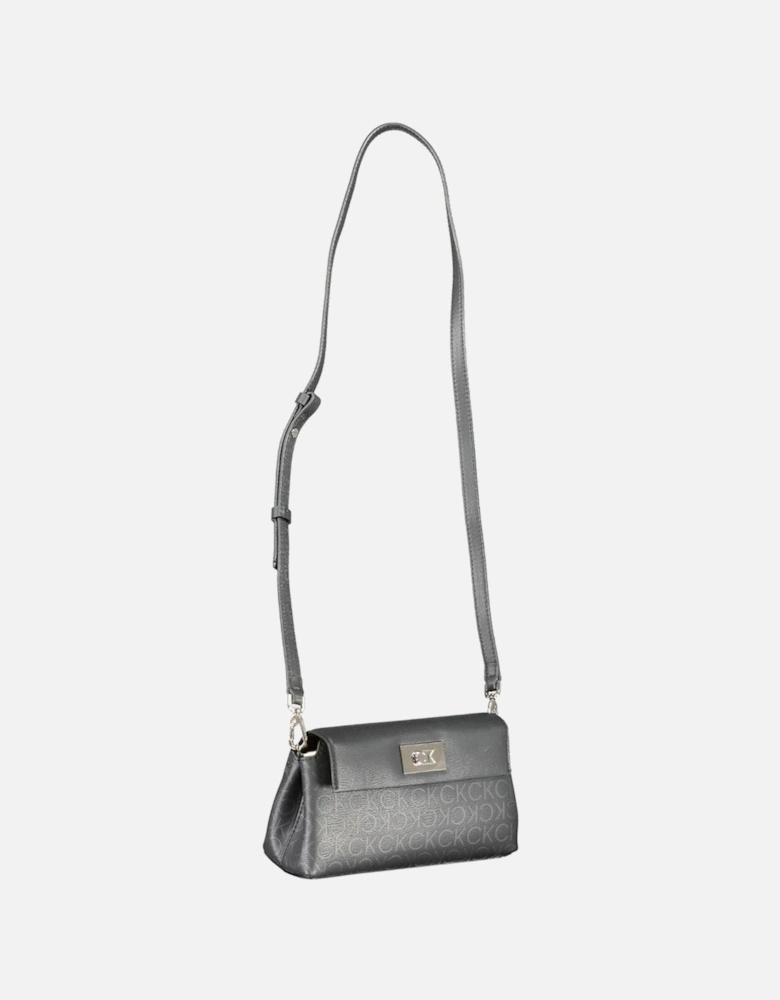 Black Polyester Handbag