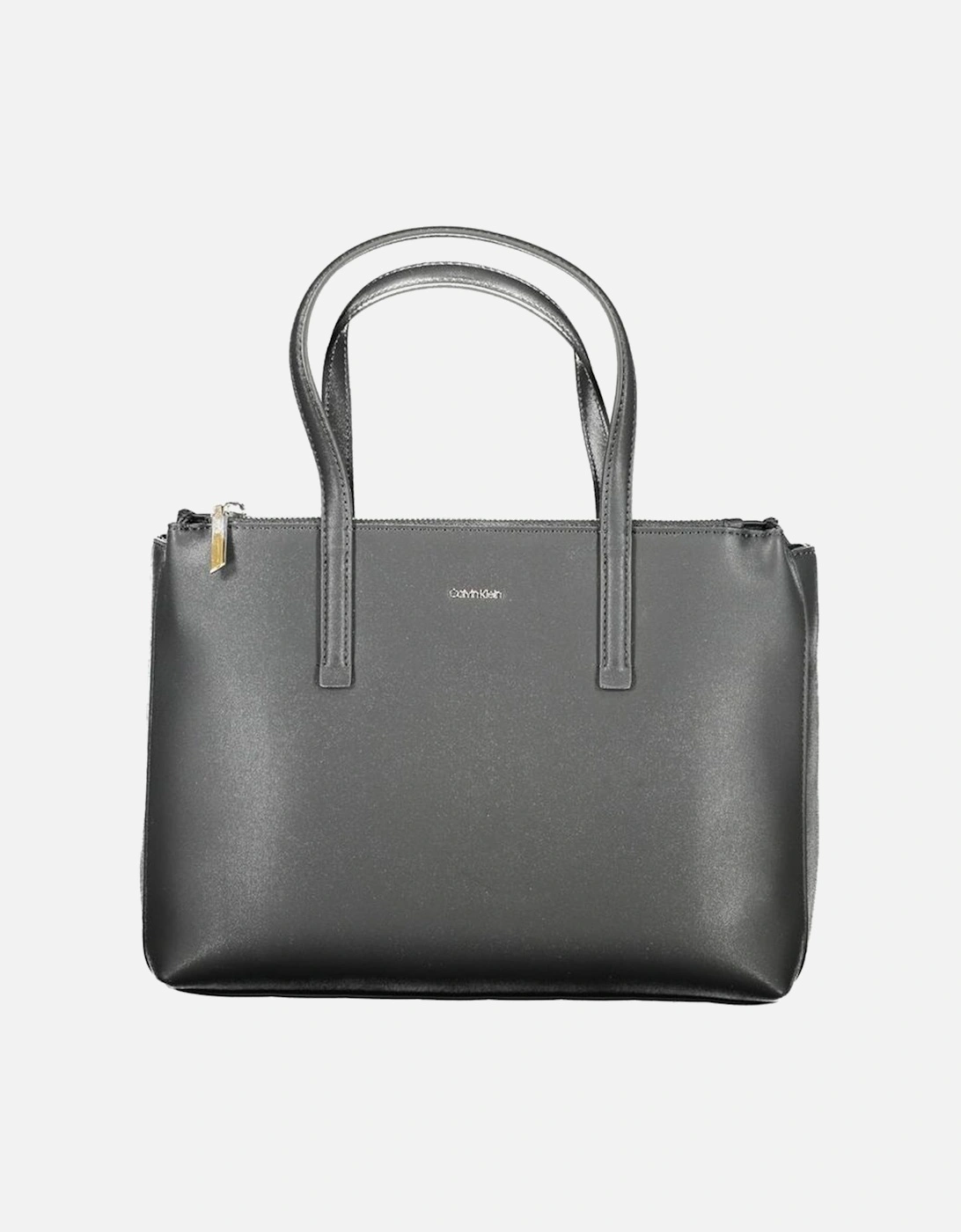 Recycled Polyester Two-Handle Bag with Shoulder Strap Women - Black, 4 of 3