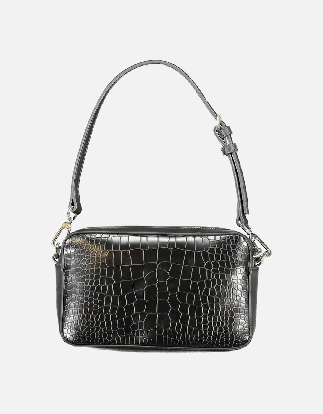 Adjustable Strap Bag with Zip Closure Women - Black Handbags