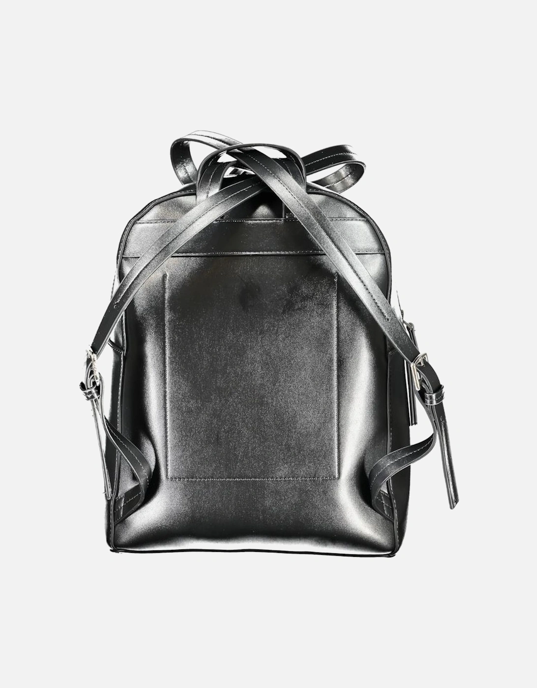 Recycled Polyester Backpack with Adjustable Straps Women - Black