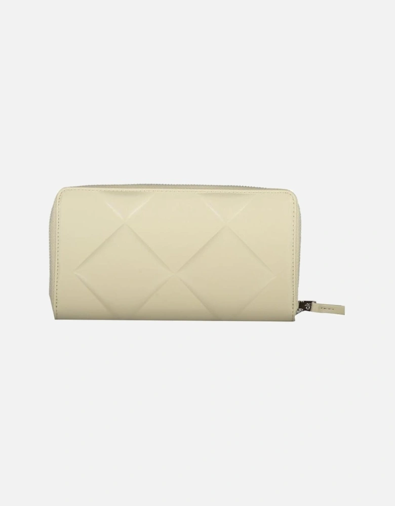 RFID Block Wallet with Coin Purse and Card Slots Women - Beige