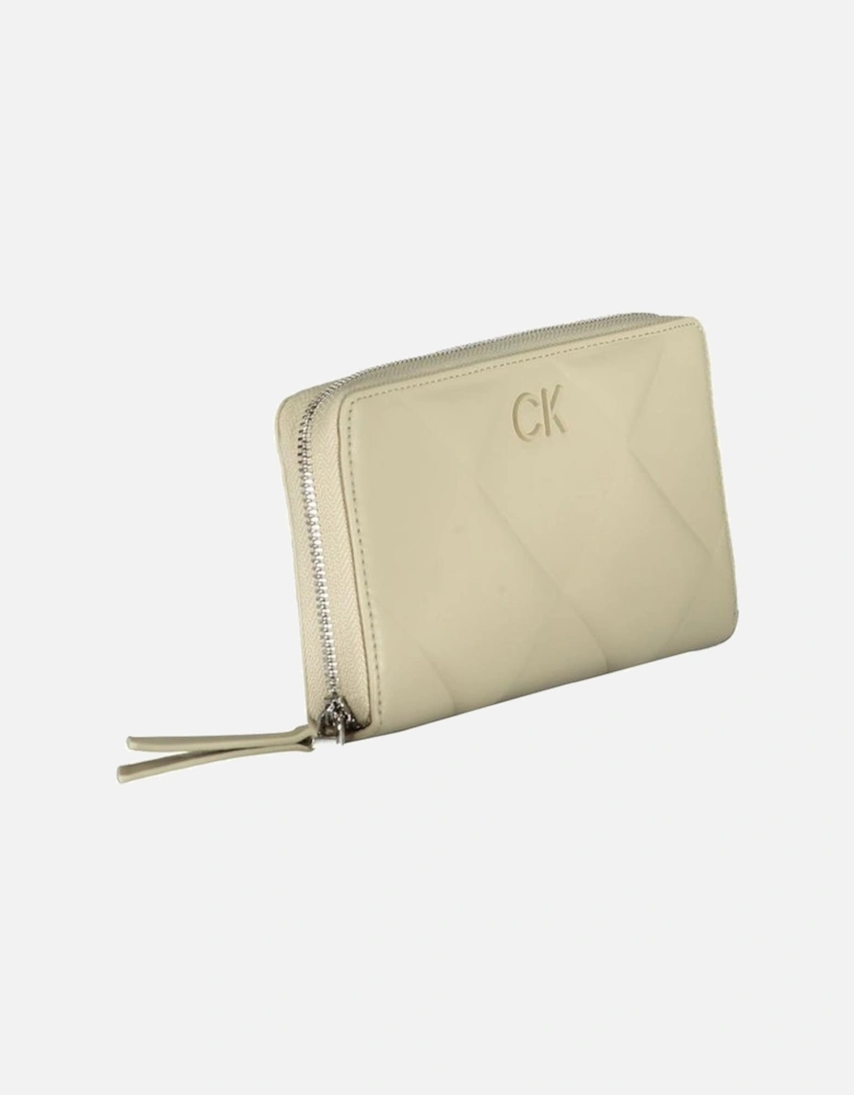 RFID Block Wallet with Coin Purse and Card Slots Women - Beige