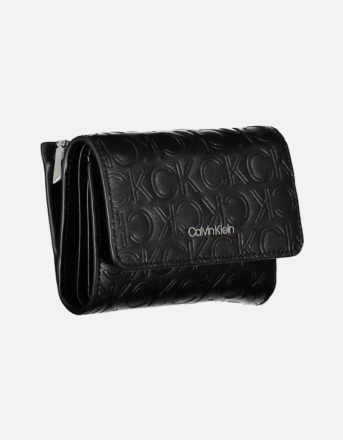 Double Compartment RFID Blocking Wallet with Coin Purse Women - Black