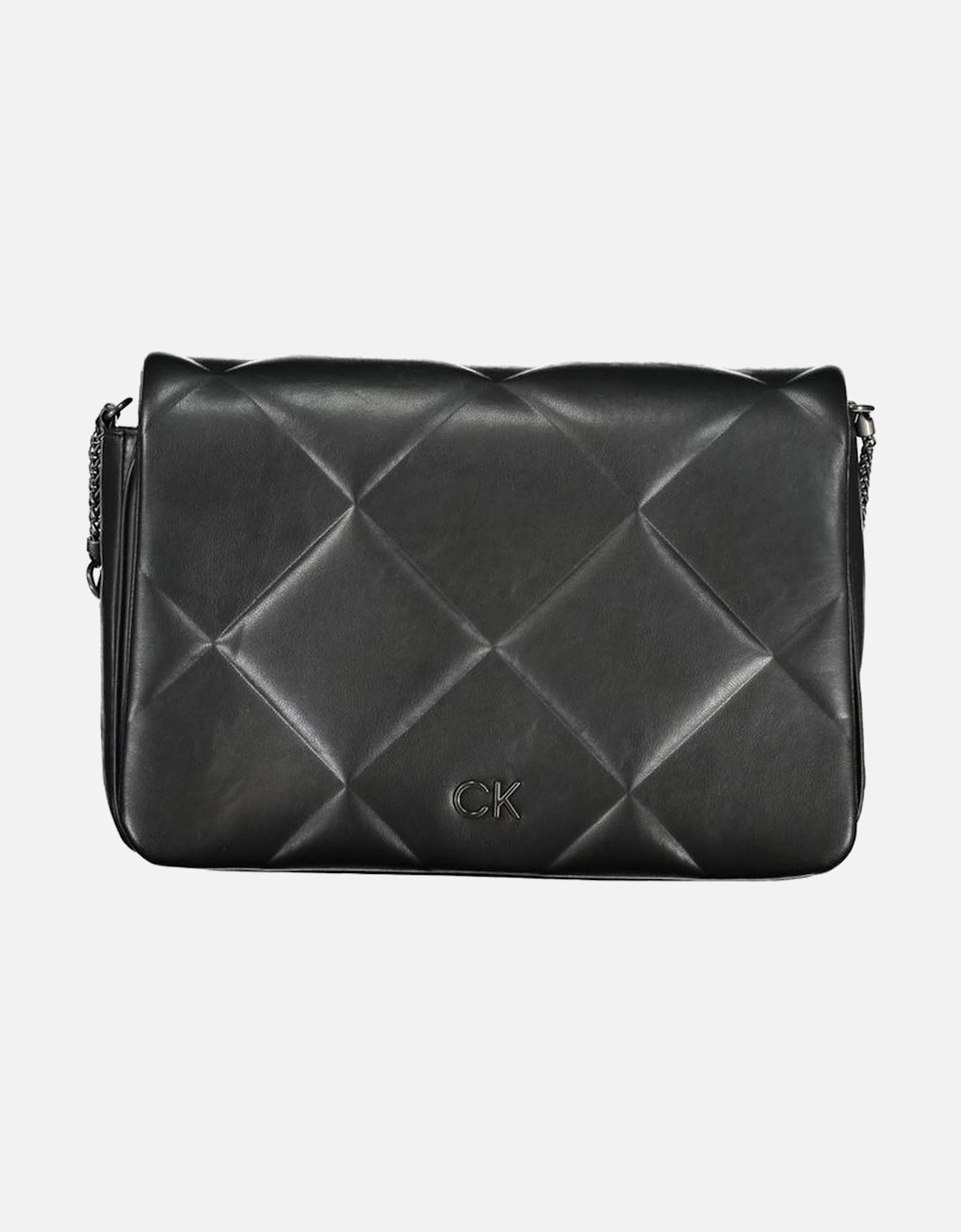 Recycled Polyester Shoulder Bag with Contrast Details. Women - Black, 4 of 3