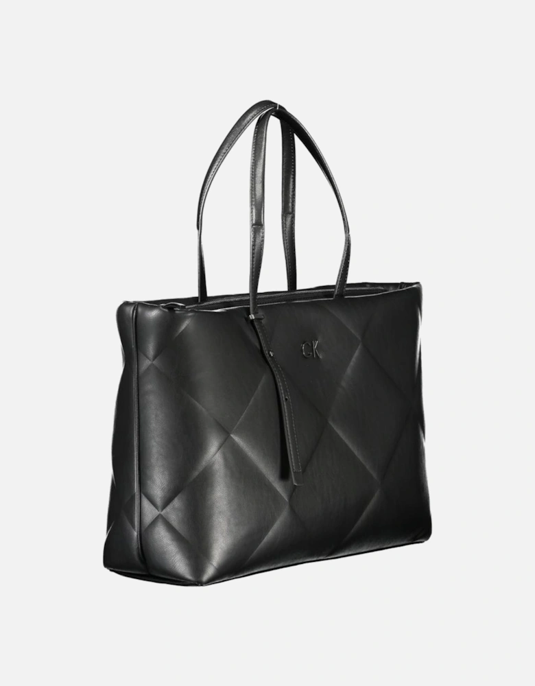 Recycled Polyester Shoulder Bag with Multiple Compartments Women -