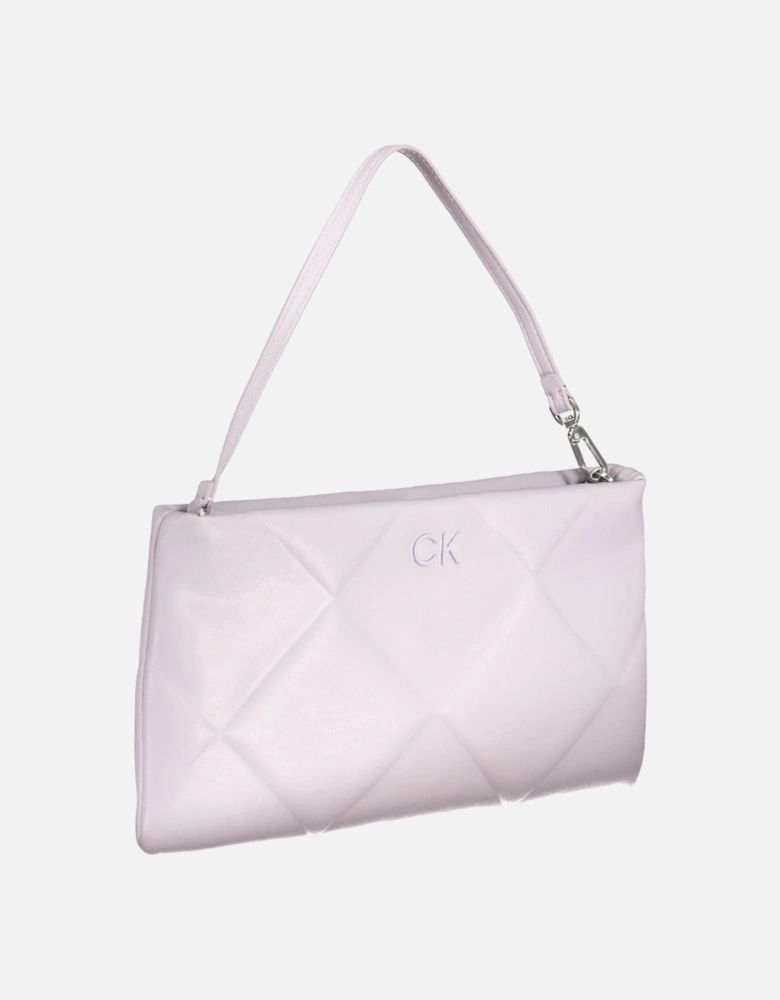 Recycled Polyester Logo Bag with 2 Internal Pockets Women - Purple