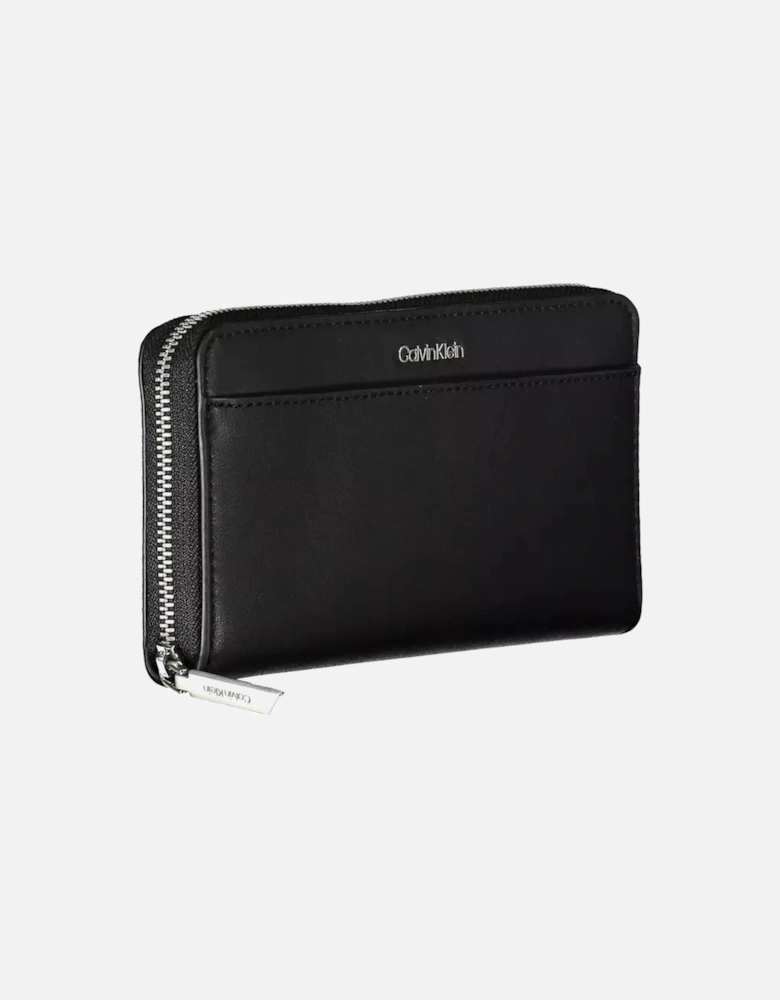 RFID Blocking Wallet with Multiple Compartments and Zip Closure. Women