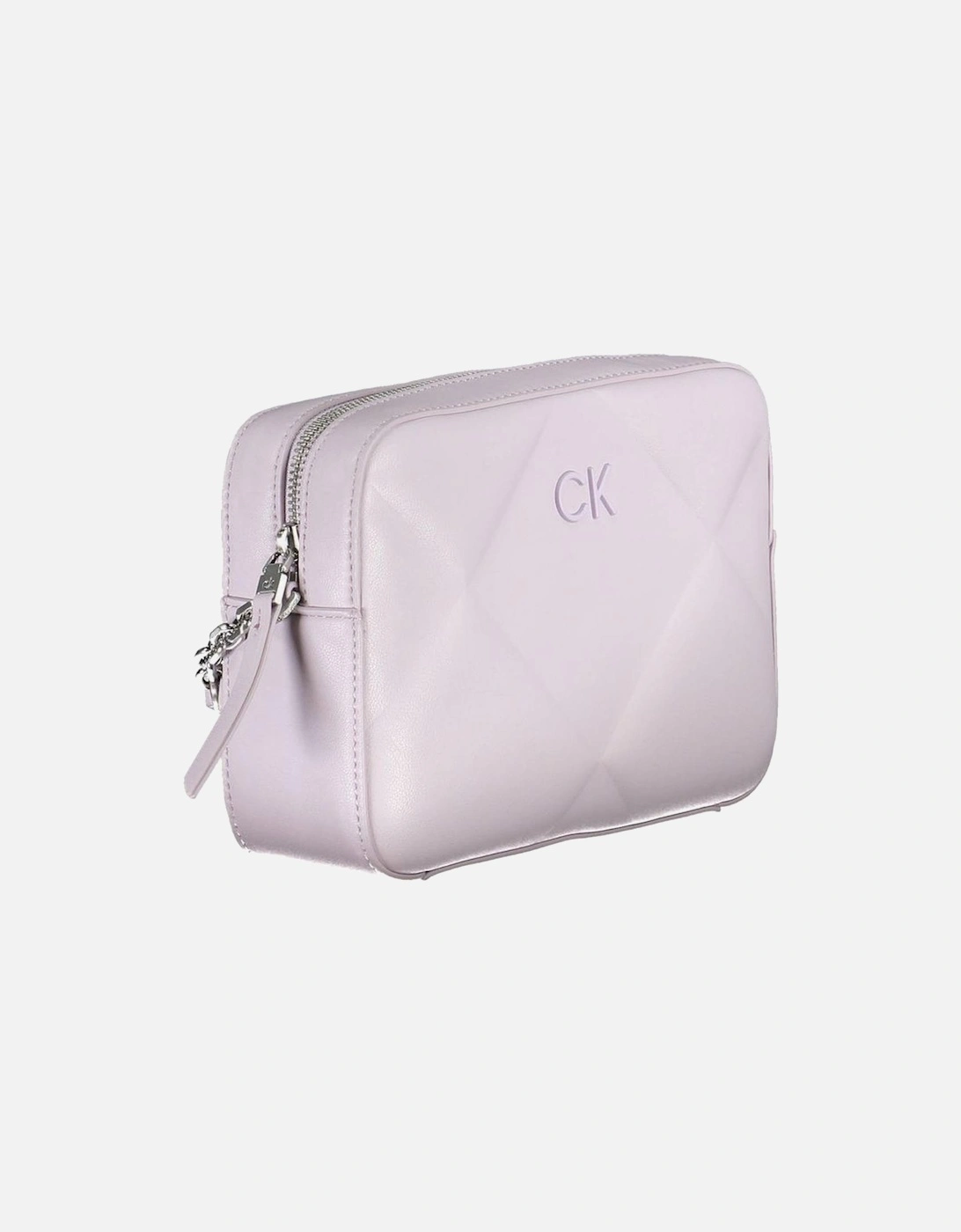 Adjustable Shoulder Bag with Internal Pockets and Logo Women - Purple