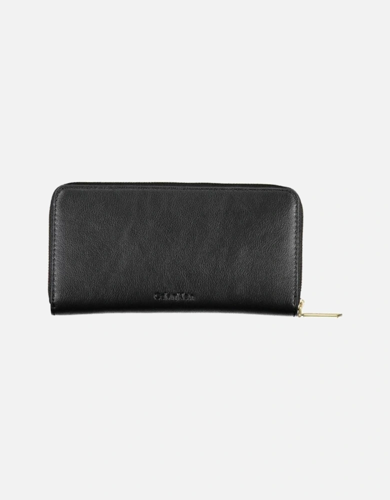 RFID Blocking Wallet with Multiple Compartments and Zip Closure. Women