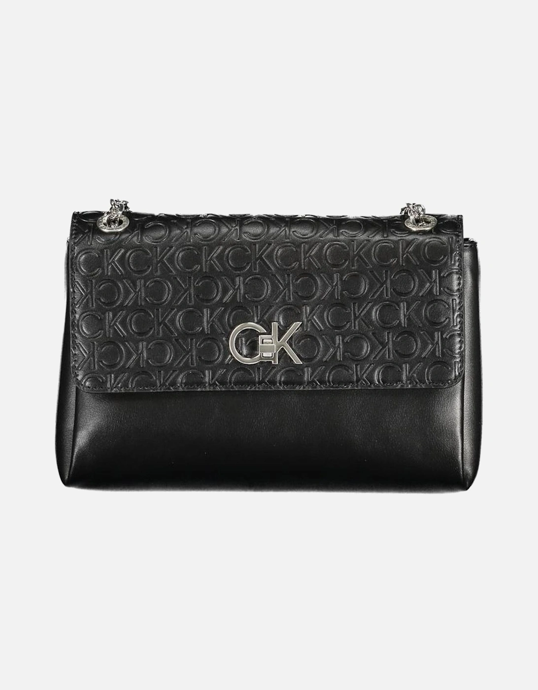 Two-Compartment Shoulder Bag with External Pocket and Swivel Closure, 4 of 3