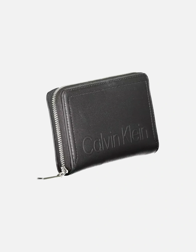 RFID Lock Wallet with 5 Compartments and Coin Purse Women - Black