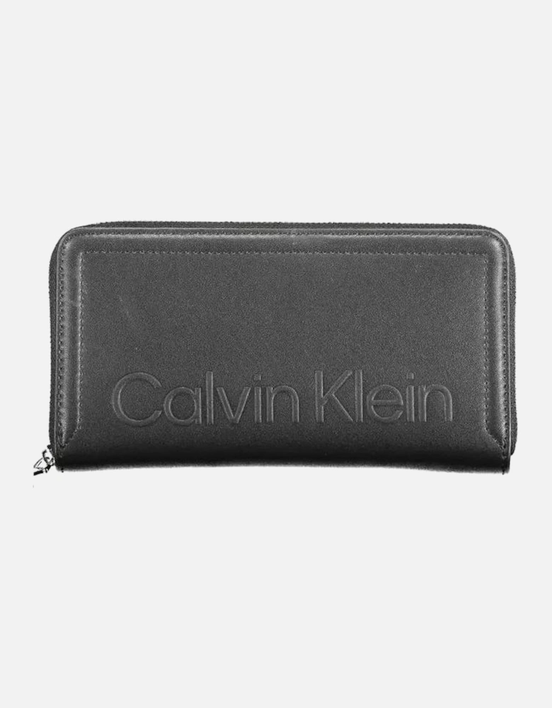 RFID Lock Wallet with 5 Compartments and Coin Purse Women - Black