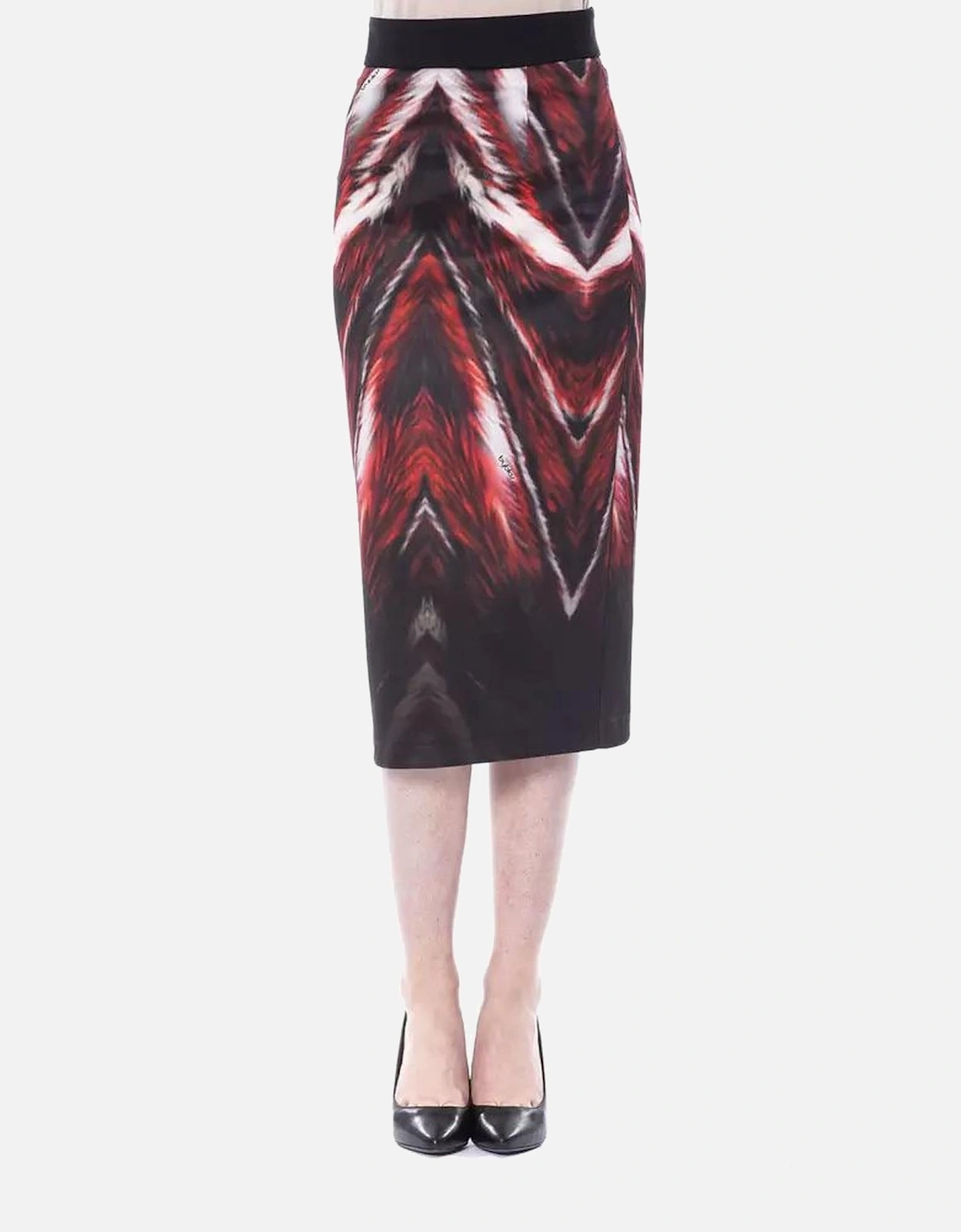Pencil Skirt Abstract Print Women - Multicolor, 4 of 3