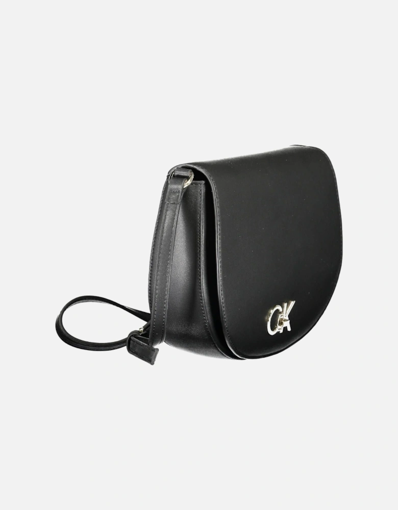 Recycled Polyester Shoulder Bag Women - Black Handbags