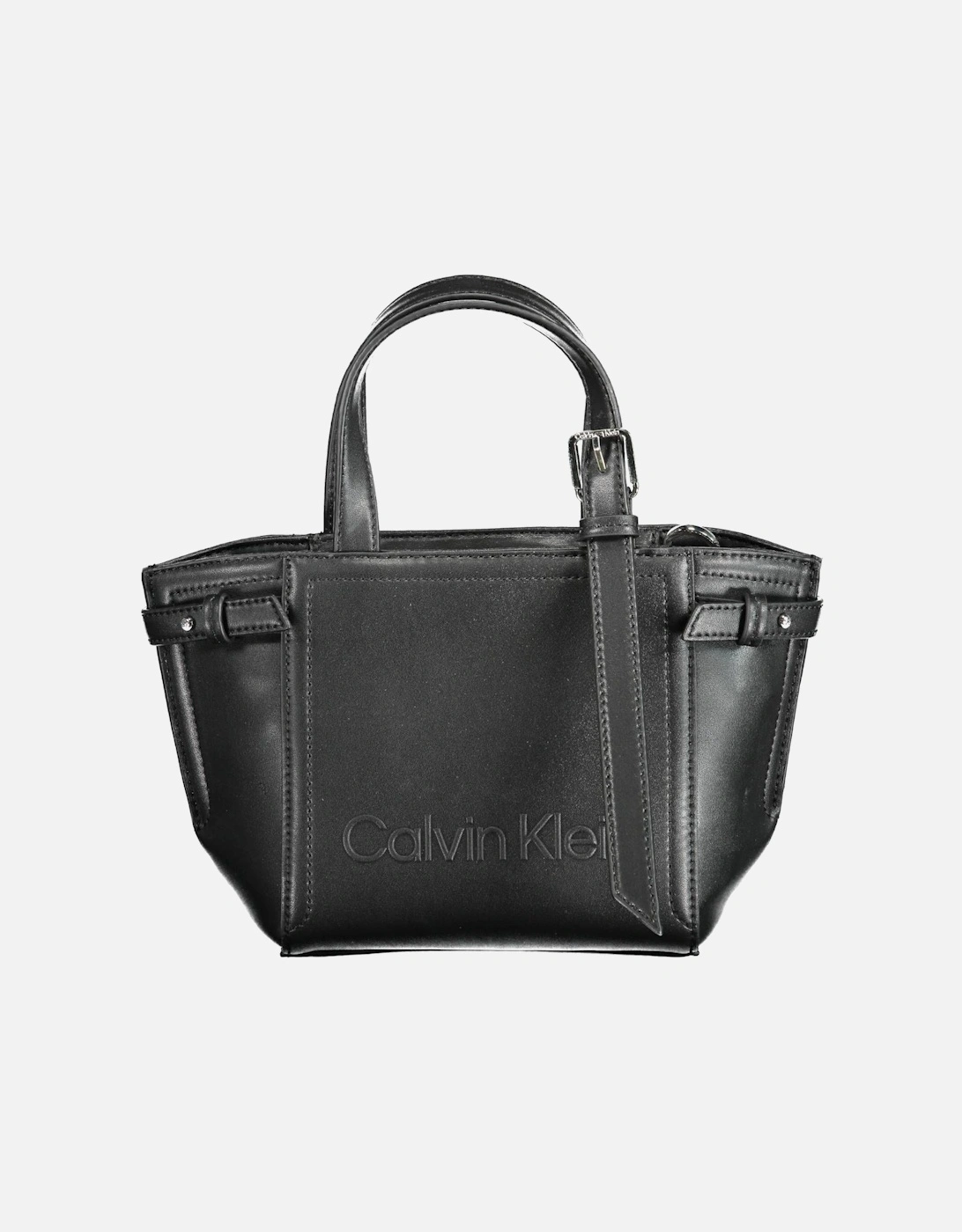 Sophisticated Black Handbag with Removable Shoulder Strap and Internal, 4 of 3