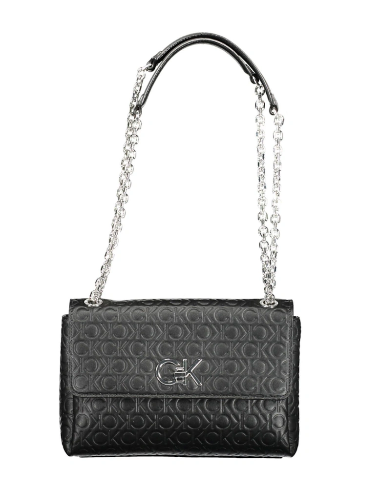 Sustainable Chain Handle Handbag Women - Black