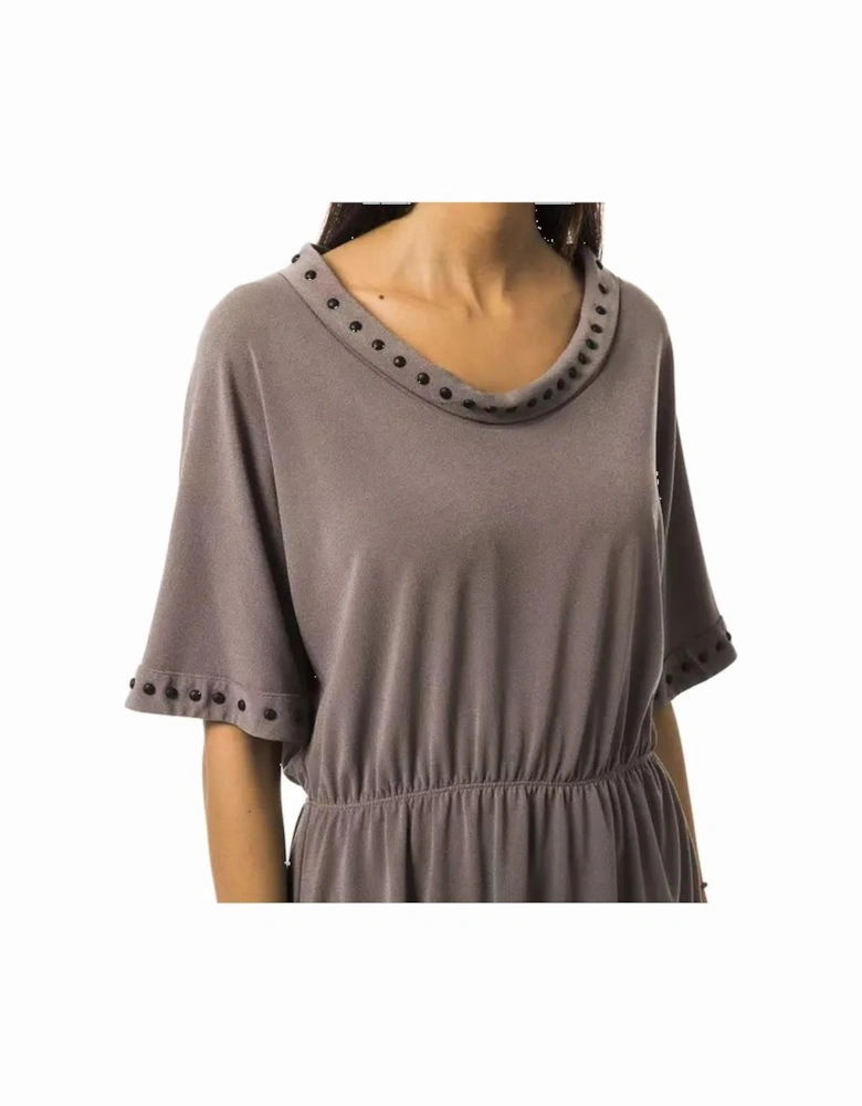 Casual Short Sleeve Top Women - Gray T-Shirts