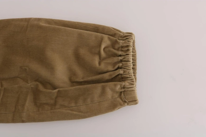 Corduroy Culottes Relaxed Fit Women - Beige Jeans