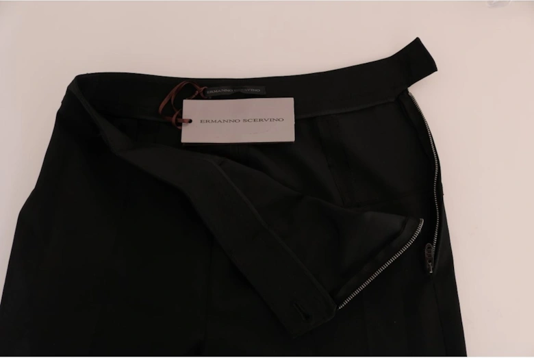 Stirrup Pants with Logo Details Women - Black Jeans