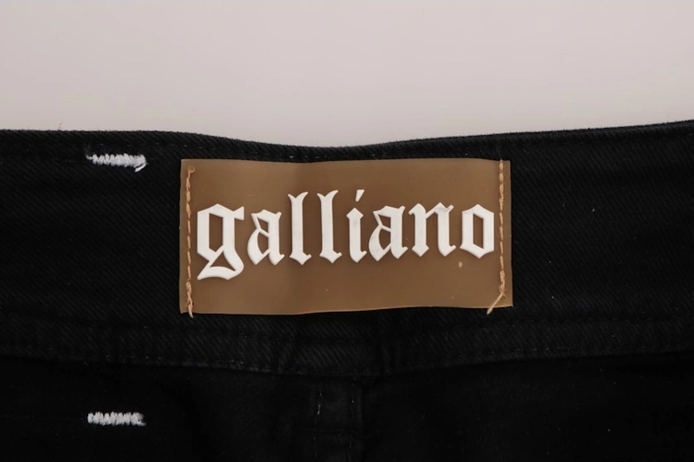 Galliano Skinny Jeans Coated Cotton Women - Gray Jeans