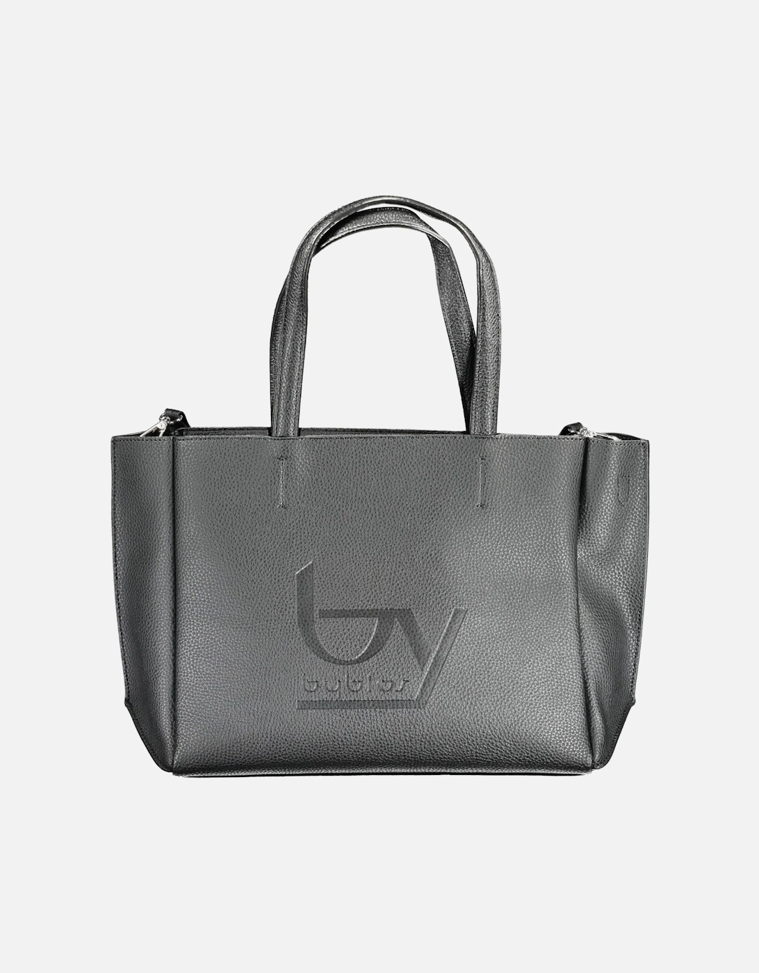 Timeless Black Handbag with Two Handles and Removable Shoulder Strap, 4 of 3