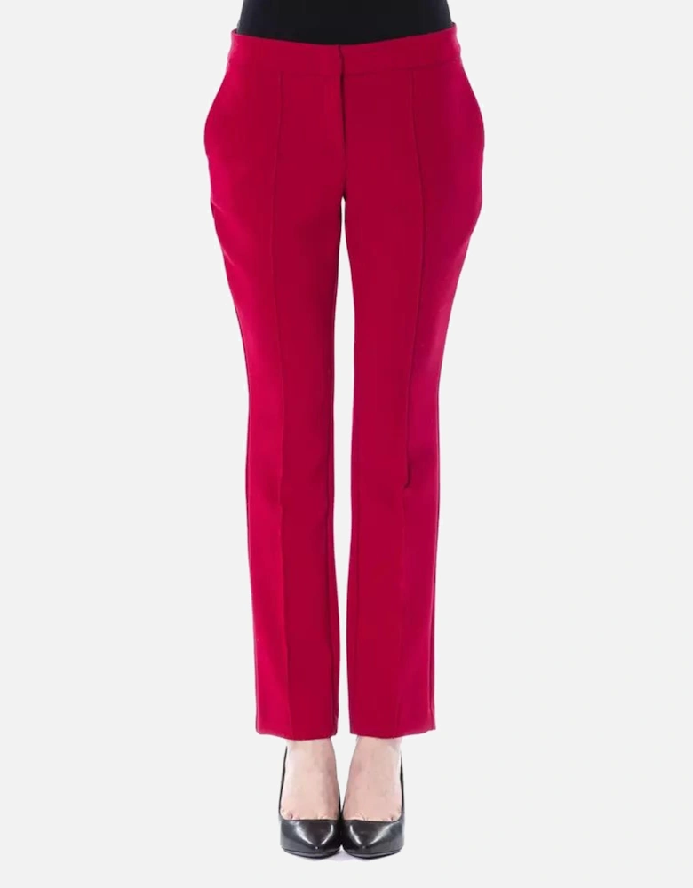 Dress Pants Slim Fit Women - Fuchsia Jeans