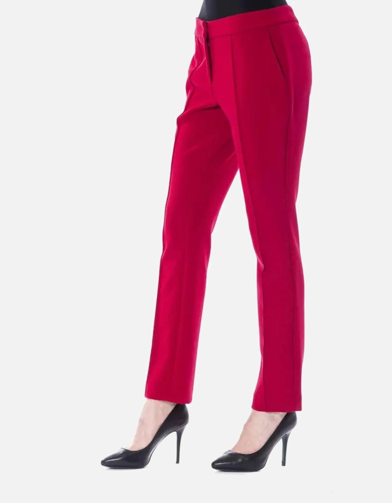 Dress Pants Slim Fit Women - Fuchsia Jeans