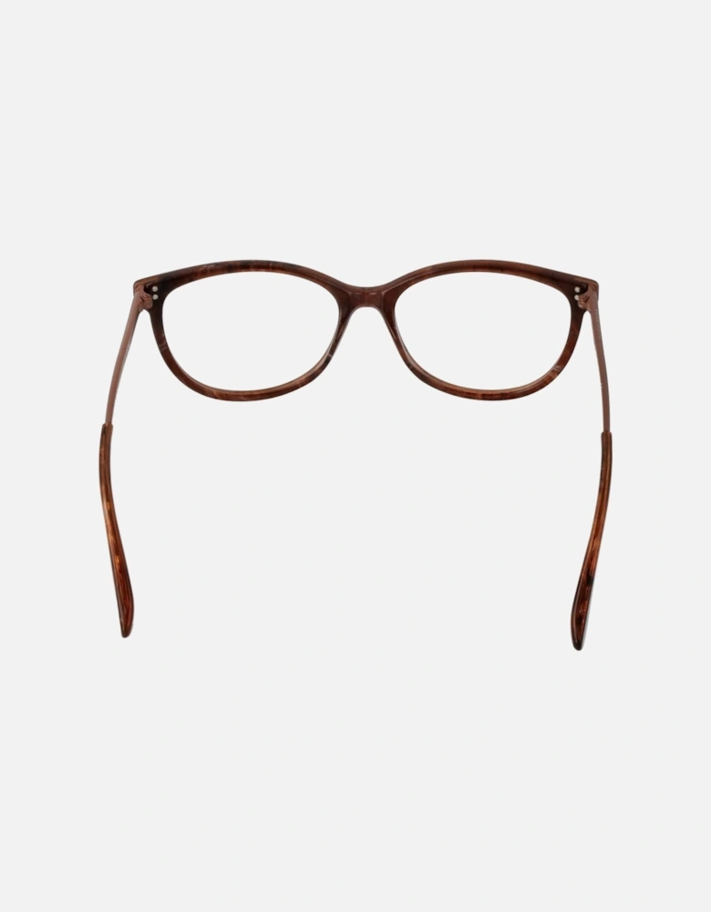 Full-Rim Rectangle Acetate Frame Glasses Women - Brown