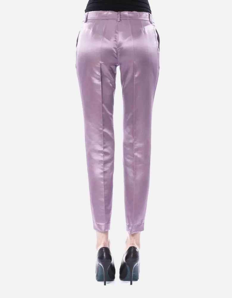 Tailored Pants with Four Pockets Women - Purple Jeans
