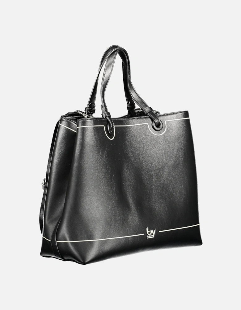 Sophisticated Shoulder Bag with Contrasting Details Women - Black