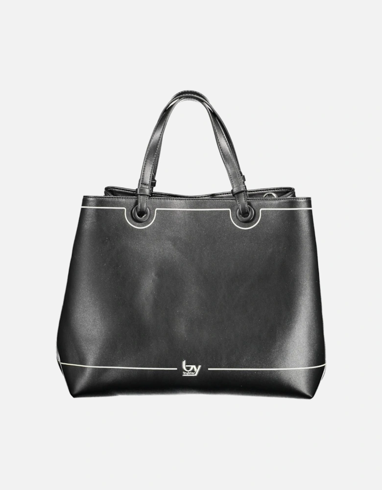 Sophisticated Shoulder Bag with Contrasting Details Women - Black