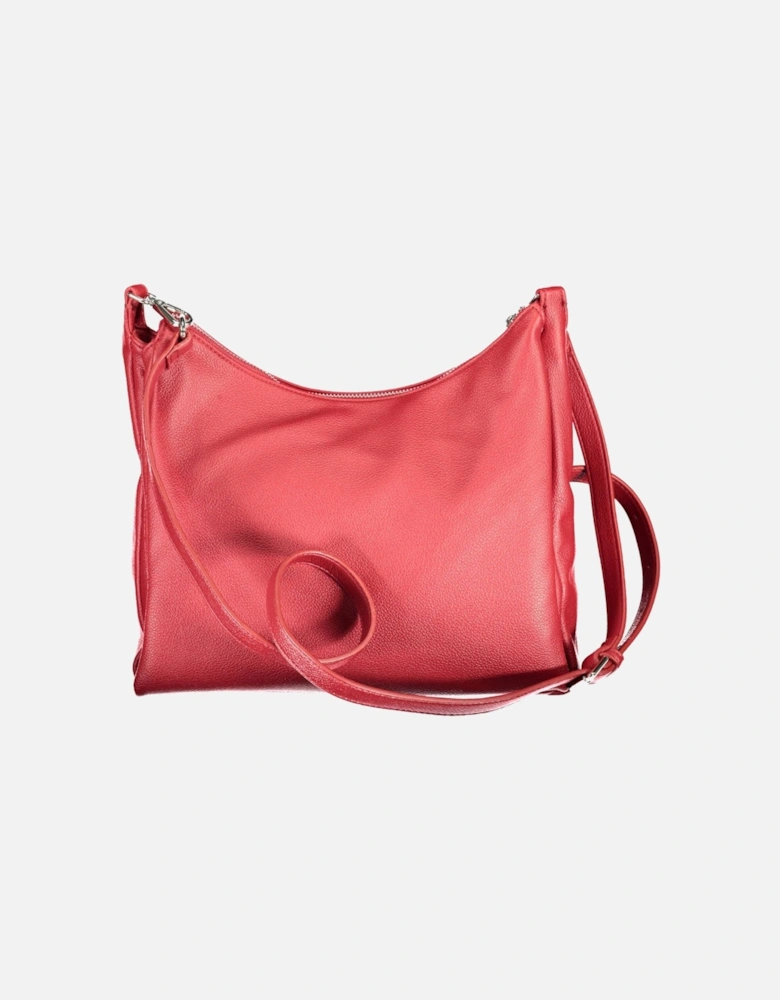 Versatile Red Handbag with Multiple Carrying Options Women - Pink