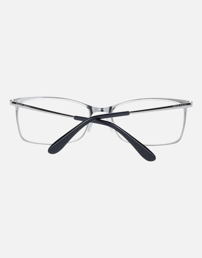 Rectangle Full-Rim Metal Frame Glasses Women - Black