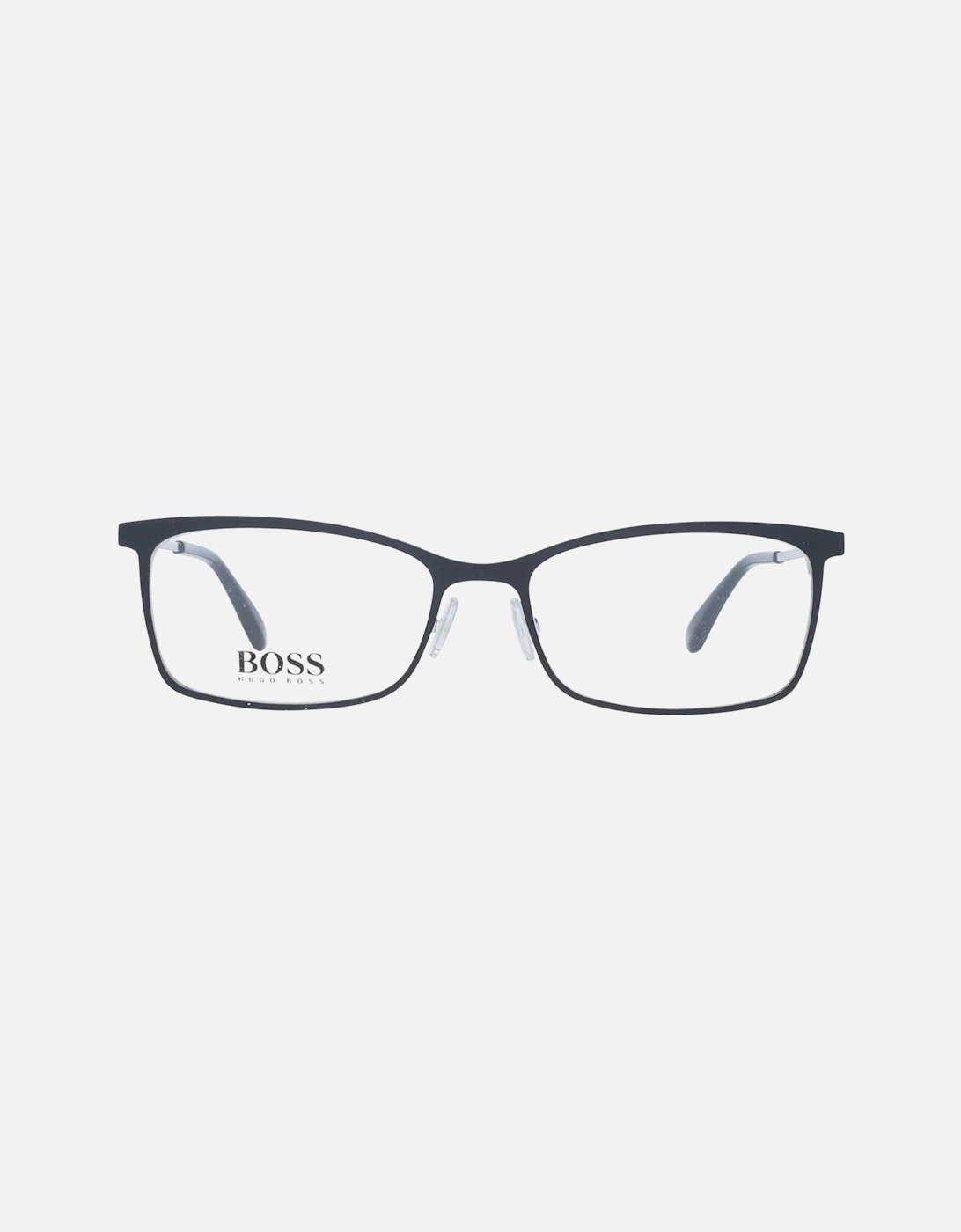 Rectangle Full-Rim Metal Frame Glasses Women - Black