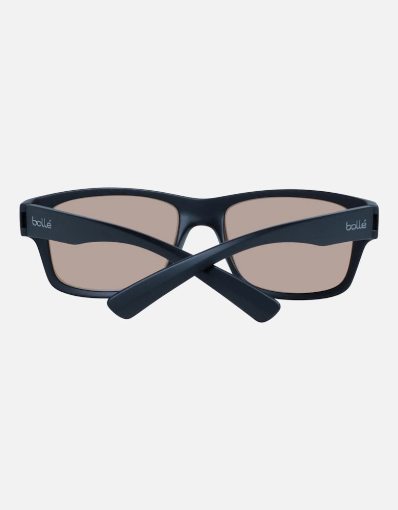Trapezium Photochromatic Polarized Full-Rim Sunglasses Unisex - Black