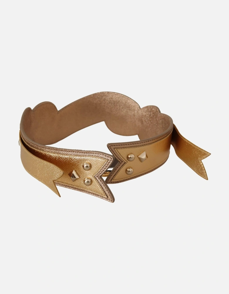 Love Belt Gold Red Leather Women Bags