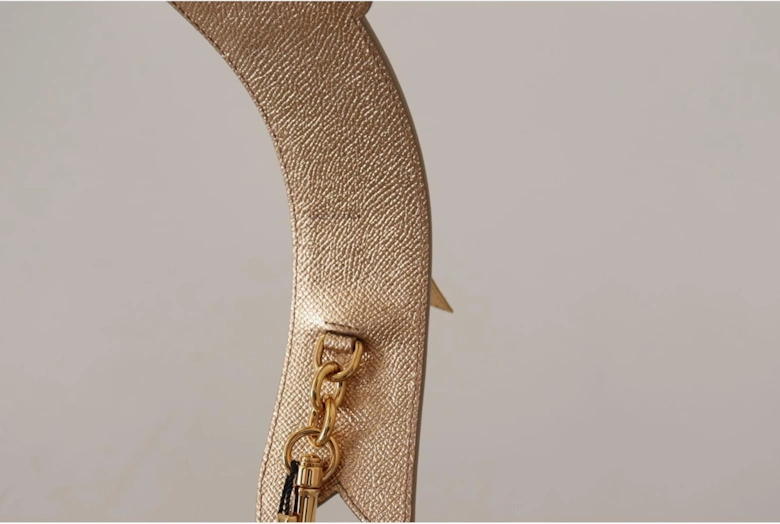 Love Belt Gold Red Leather Women Bags