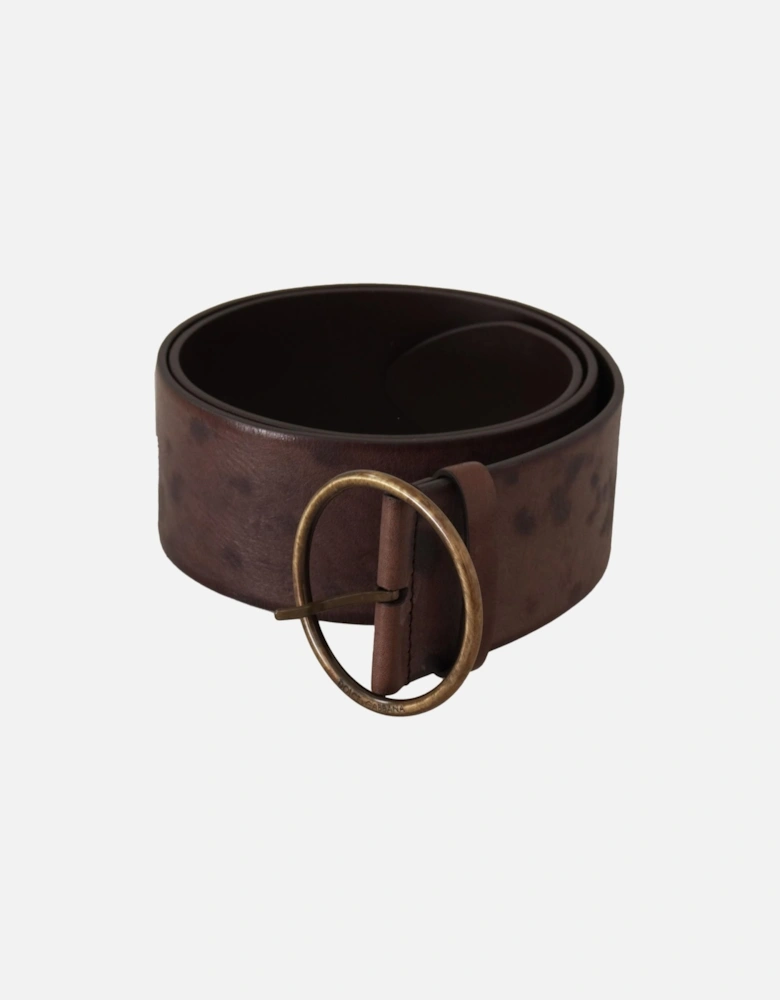 Leather Belt Brown Model Women