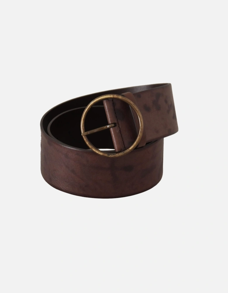 Leather Belt Brown Model Women