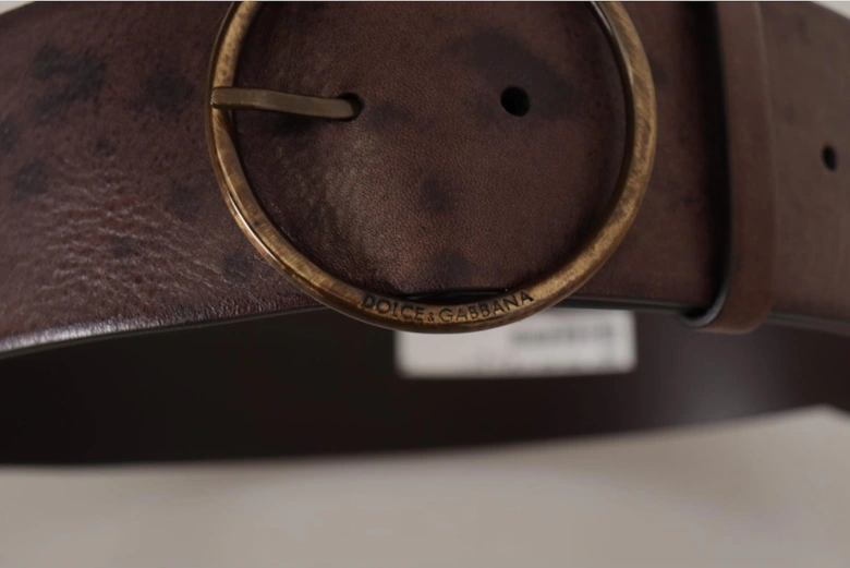Leather Belt Brown Model Women