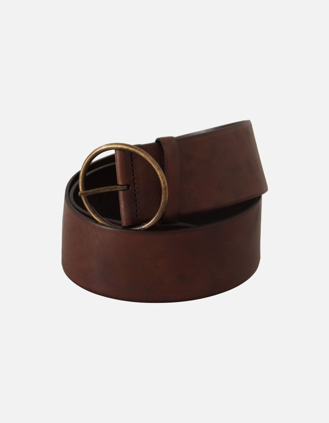 Wide Leather BeltModel Women - Brown