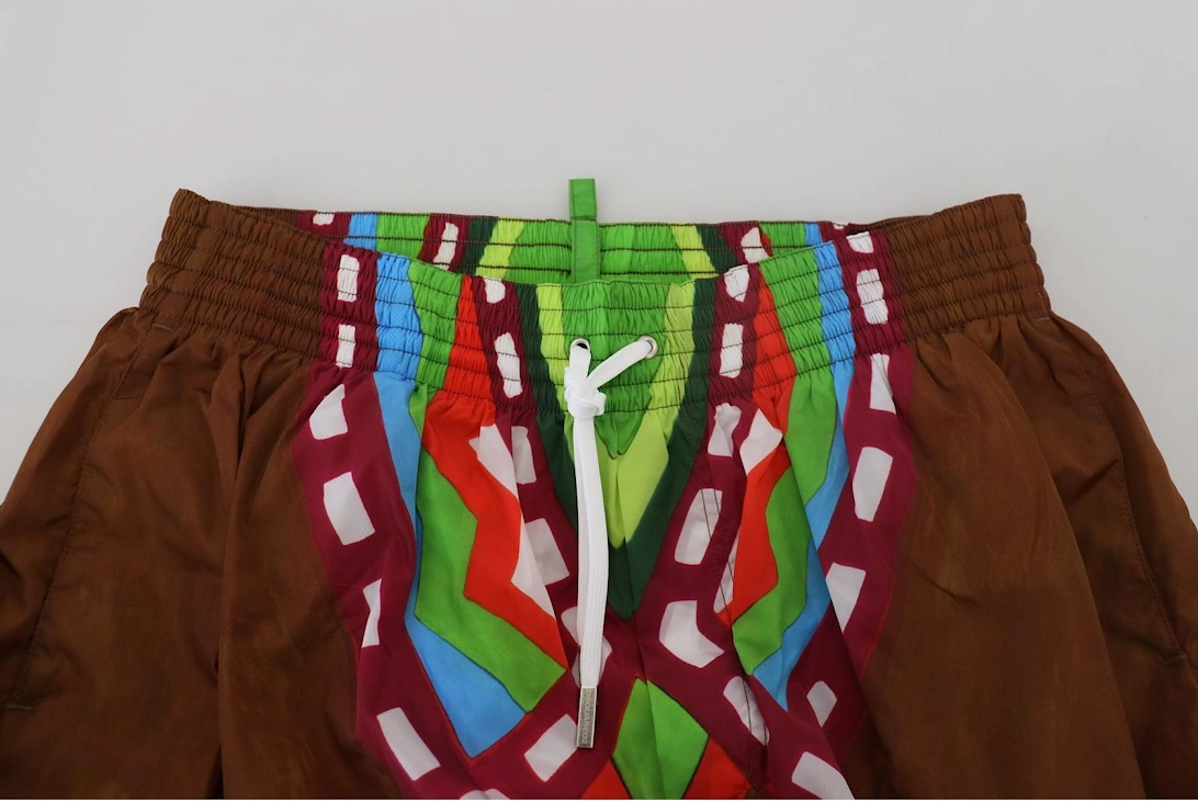 Geometric Print Swim Shorts Model BIK1651 Men - Multicolor Swimwear