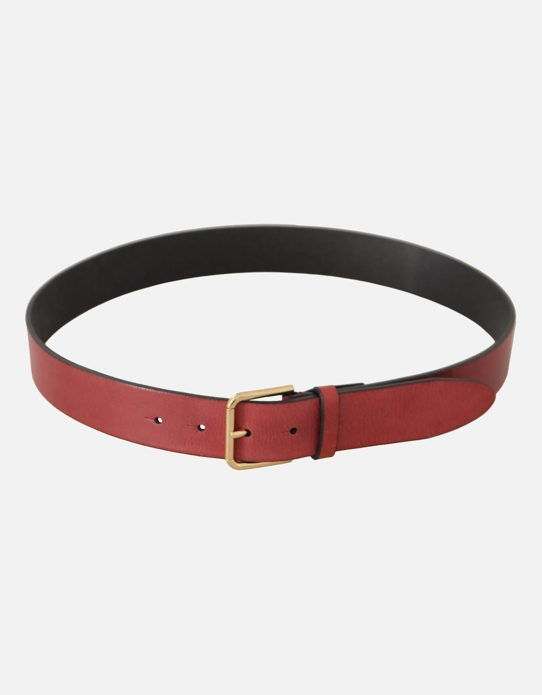 Leather Belt Red Style Women