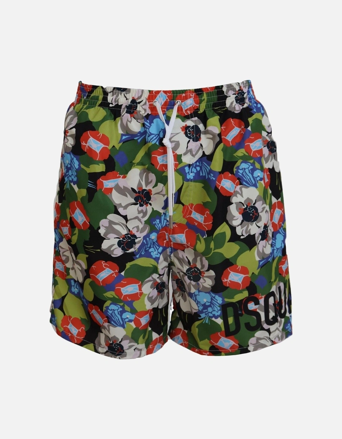 Floral Print Swim Trunks Model BIK1650 Women - Black And White, 7 of 6