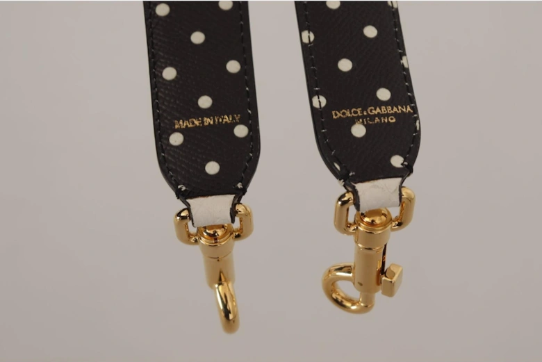 Floral Star Leather Bag Strap Women - White