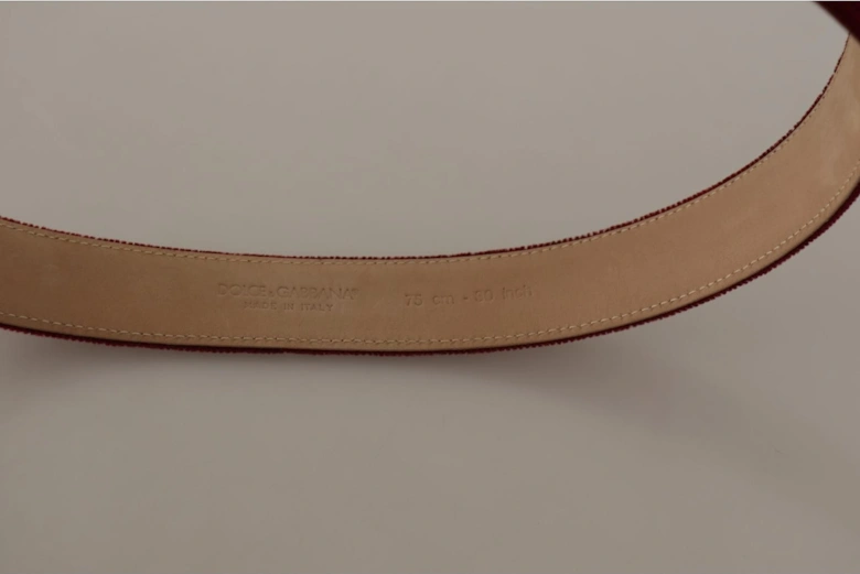 Velvet Belt Red Women